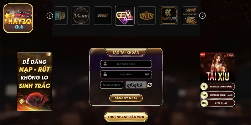 Giới thiệu Hayzo những điểm nổi bật và đánh giá chi tiết 1 Tổng quan về sảnh game bài Hayzo
